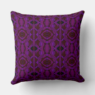 Mazipoodles Neuro Art - Rich Purple Velvet Cushion