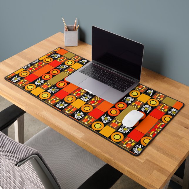 Mazipoodles Patchwork Quilt 1 Desk Mat (Office 2)