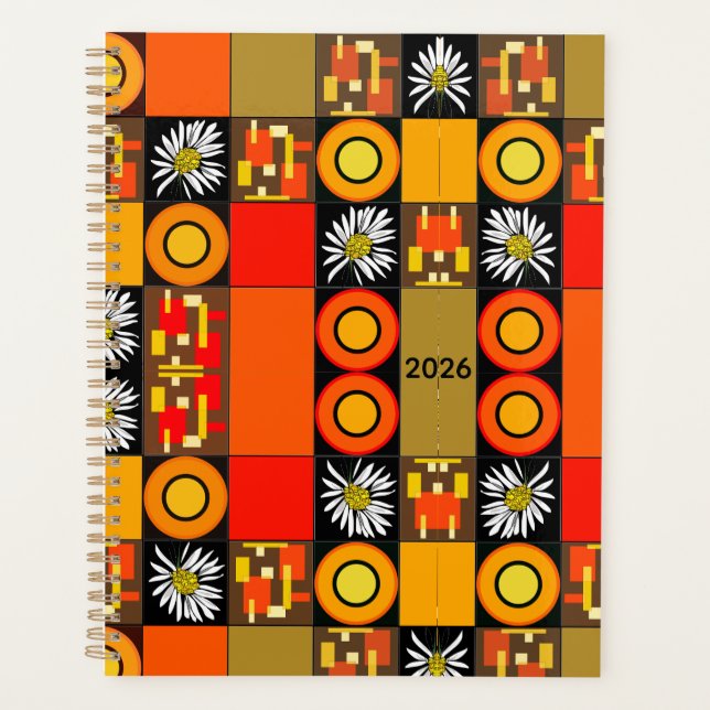 Mazipoodles Patchwork Quilt 1 Planner (Front)