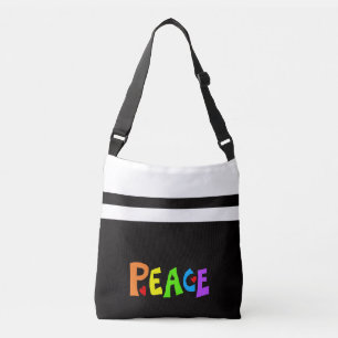 MAZIPOODLES Peace Rainbow 3 Crossbody Bag