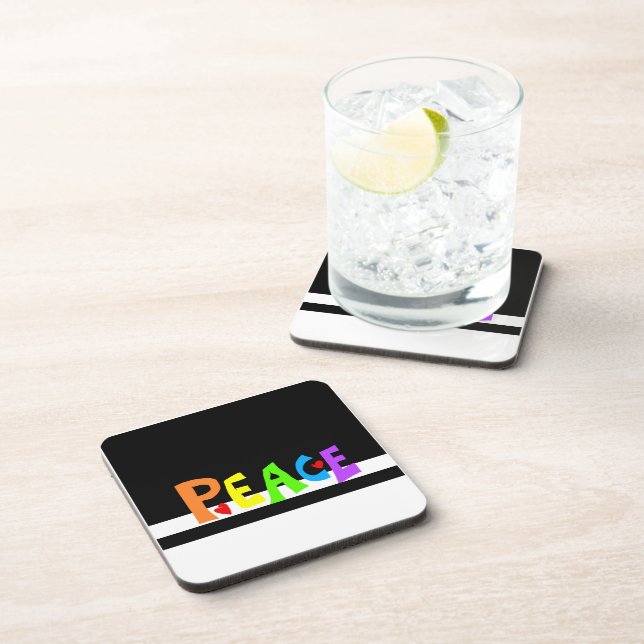 MAZIPOODLES Peace Rainbow Coaster (Right Side)