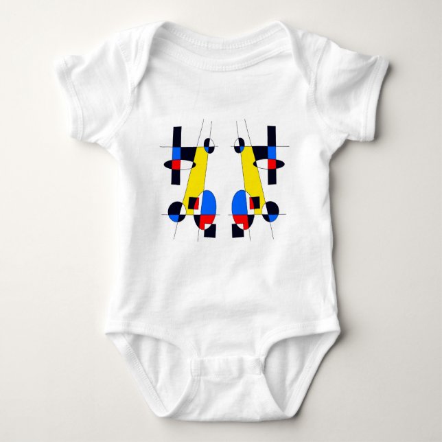 Mazipoodles Racers Baby Bodysuit (Front)