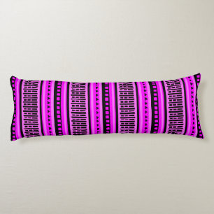 MAZIPOODLES Striped Ribbed Knitting Pattern 001 B Body Cushion