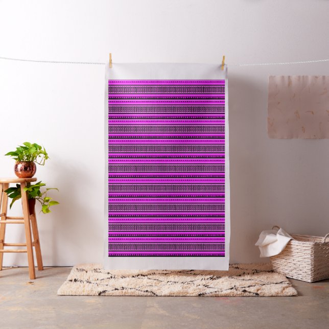 MAZIPOODLES Striped Ribbed Knitting Pattern 001 B  Fabric (In Situ)