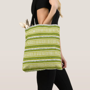 MAZIPOODLES Striped Ribbed Knitting Pattern 081 B Tote Bag