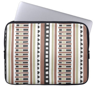 MAZIPOODLES Striped Ribbed Knitting Pattern 174 Laptop Sleeve