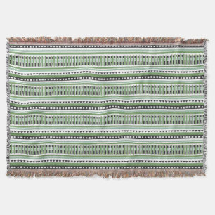 MAZIPOODLES Striped Ribbed Knitting Pattern 191 B  Throw Blanket