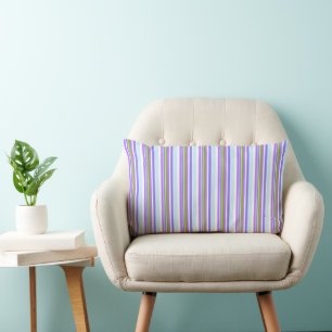 MAZIPOODLES Stripes Spaghetti 14 Lumbar Cushion