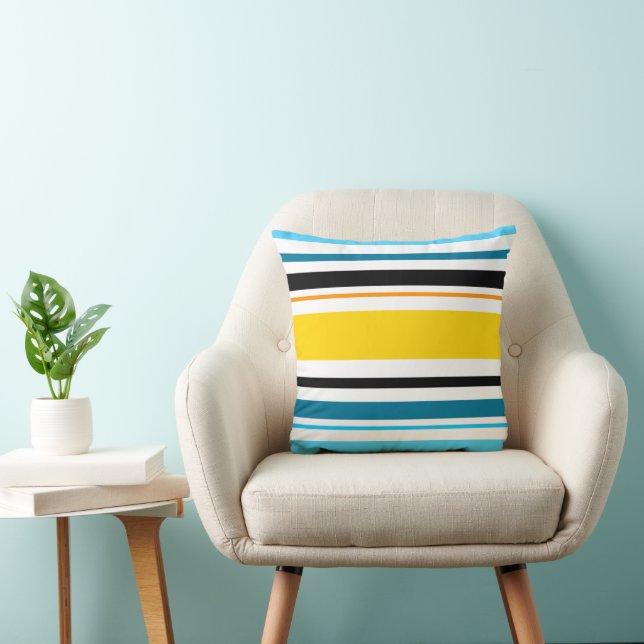 MAZIPOODLES Stripes Spaghetti 151 Cushion (Chair)