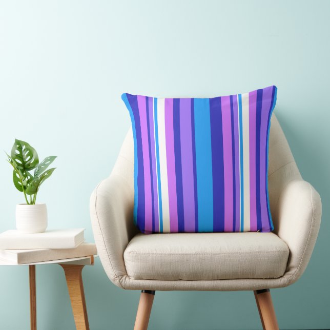 MAZIPOODLES Stripes Spaghetti 26 Cushion (Chair)