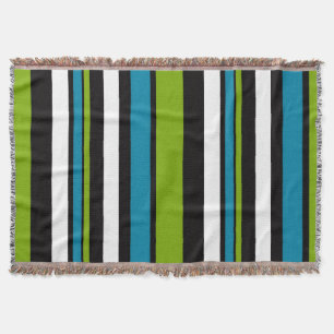 MAZIPOODLES Stripes Spaghetti 46 Throw Blanket