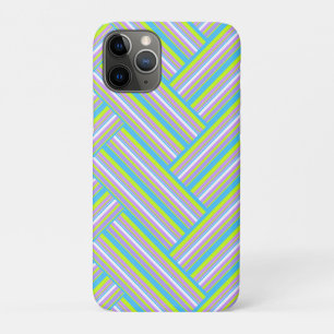 MAZIPOODLES Stripes Spaghetti 54 Herringbone  iPhone 11 Pro Case