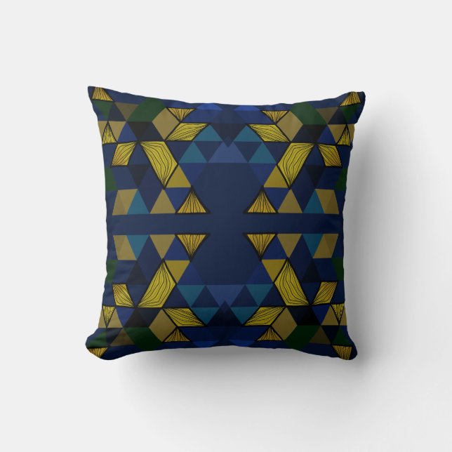 Mazipoodles Triangle Diamond Trapezium 1 Cushion (Front)