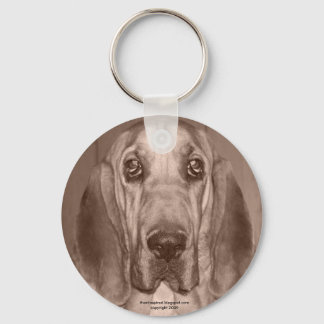 Mazy the Bloodhound by thoriinspired Key Ring