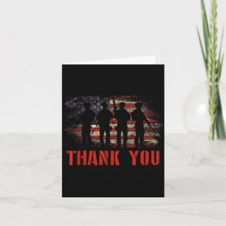Mb35 thank you memorial day military american Mb35 Card