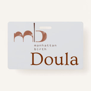 MB Doula Badge ID Badge