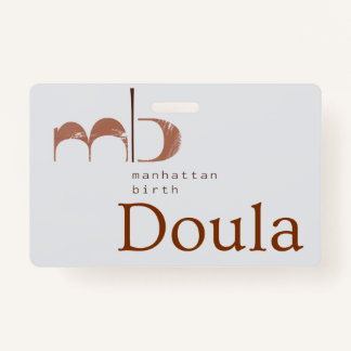 MB Doula Badge ID Badge