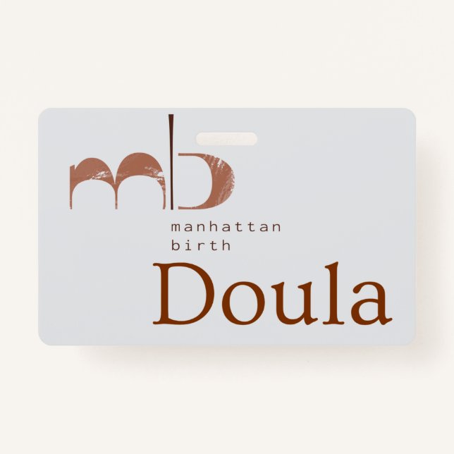 MB Doula Badge ID Badge (Front)