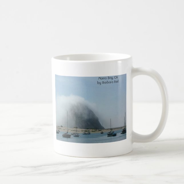 MB Fog, Morro Bay, CAby Barbara Earl Coffee Mug (Right)