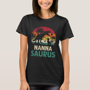 mb Vintage Nanna Saurus Dino Father s Day Mother T-Shirt