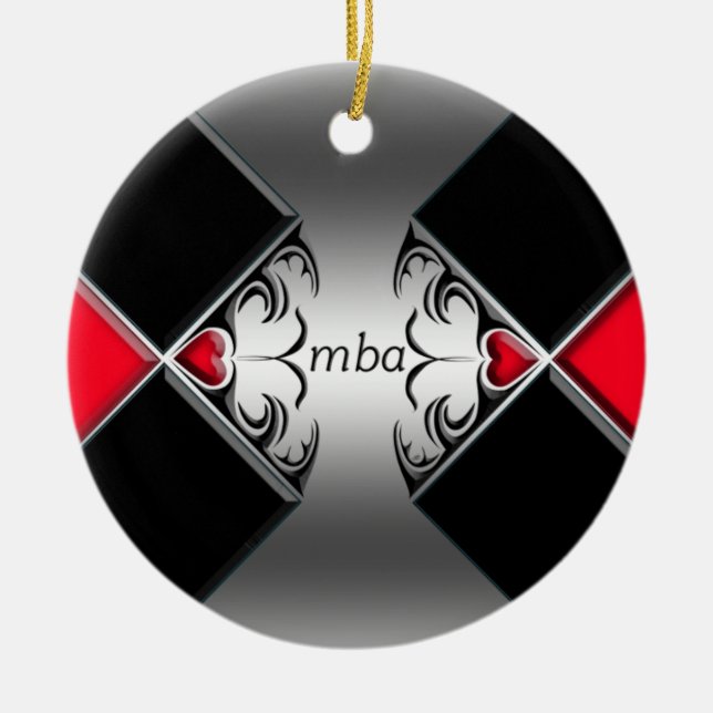 mba ceramic ornament (Front)
