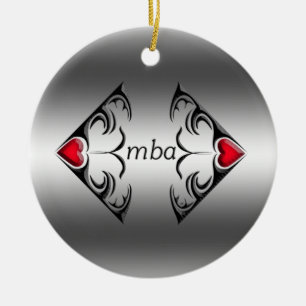 mba ceramic tree decoration
