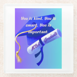 MBA Gift Glass Coaster