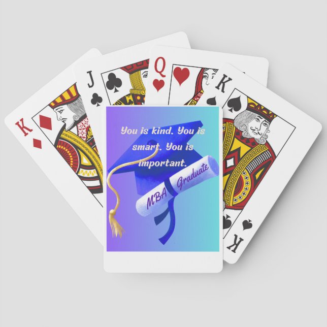 MBA Gift Playing Cards (Back)