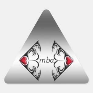 mba triangle sticker