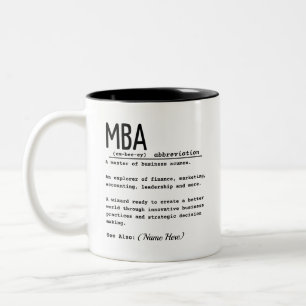MBA Two-Tone COFFEE MUG