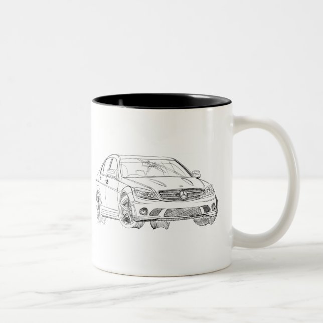 MBAMG C63 2008 Two-Tone COFFEE MUG (Right)