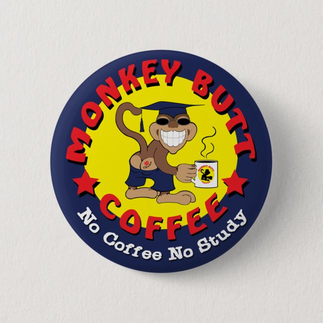 MBC No Coffee No Study Button (Front)