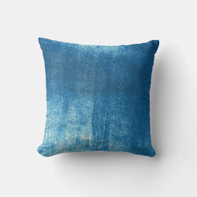 MBM Light Suave Blue Pillow- Design 1 Cushion (Front)