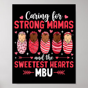 Mbu valentine mother baby nurse valentines day  poster