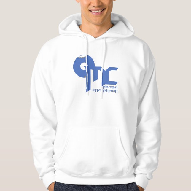 MC Ent Hooded Sweatshirt - Carolina on White (Front)