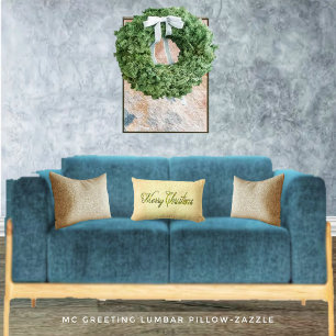 MC Greeting Lumbar Cushion