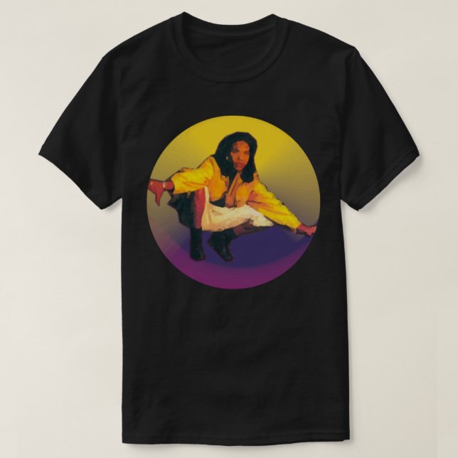 Mc Lyte Colourful Old School Hip Hop T Shirt Essen (Design Front)