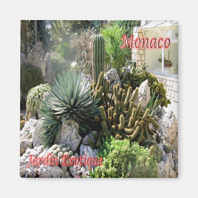 MC - Monaco - Exotic Garden Magnet (Front)