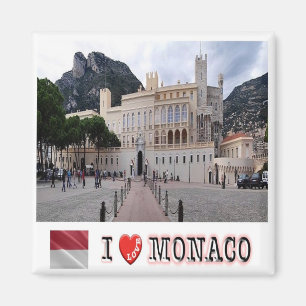 MC - Monaco - Palais de Monaco - I Love Magnet