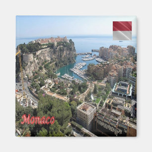 MC Monaco Port of Fontvieille - exotic gard Magnet