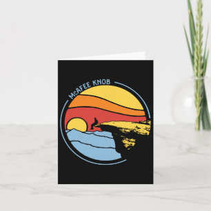 Mcafee's Knob Trail Hiking Giant Star Roanoke Grap Card