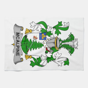 McAlpine Family Crest Tea Towel