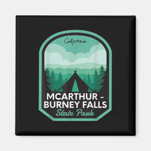 Mcarthur Burney Falls State Park Ca Camping Magnet