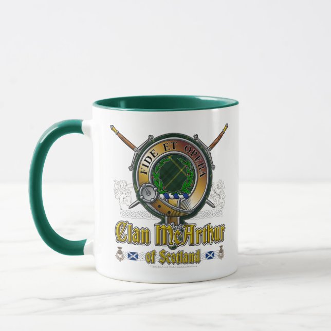 McArthur Clan Badge Mug (Left)