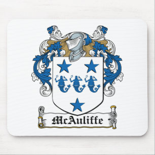 McAuliffe Family Crest Mouse Pad