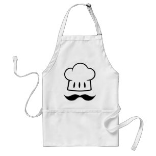 MCBHM CARTOON GRAPHIC LOGO MASTER CHEF HAT BAKER B STANDARD APRON