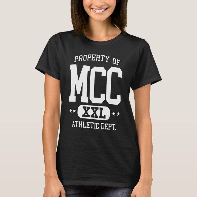 MCC Retro Athletic Property Dept T-Shirt (Front)