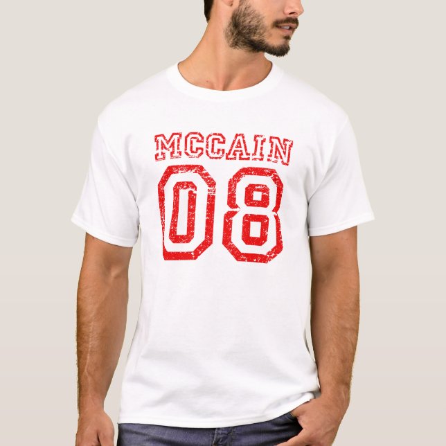 McCain 08 distressed T-Shirt (Front)