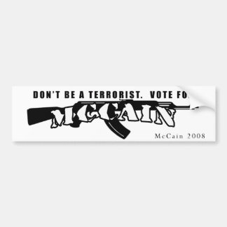 mccain bumper sticker
