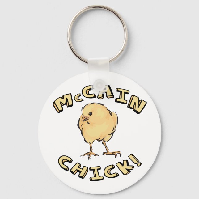 McCain Chick Keychain (Front)